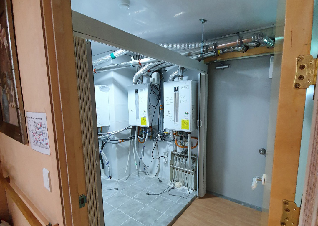 영통마더링요양원 가스보일러실